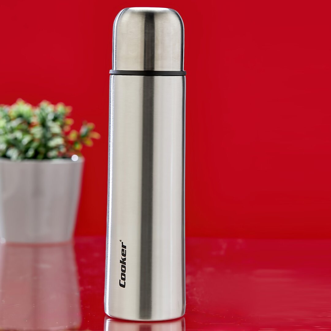 0.5LT KROM TERMOS PASLANMAZ ÇELİK - SIZDIRMAZ KAPAK = BARDAK (5286)