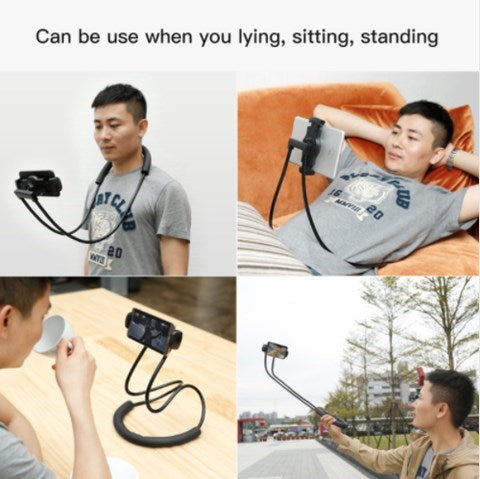 ANKAVERSE® Boyuna Asılan Ergonomik 360 Derece Cep Telefonu Tutucu Stand