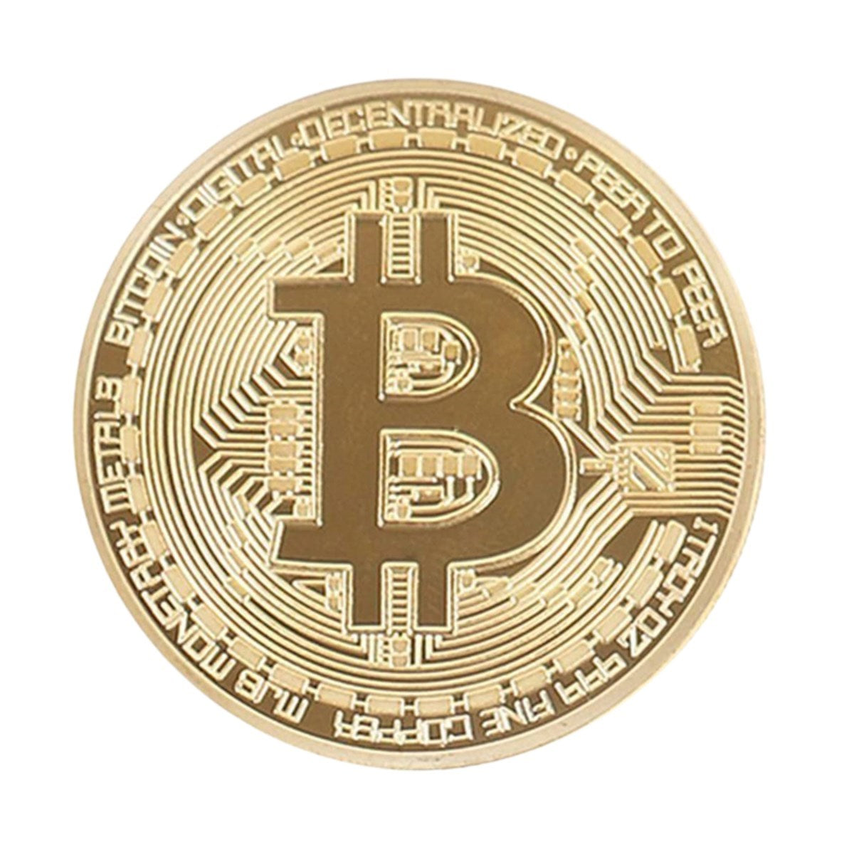 ANKAVERSE® Bitcoin Madeni Hatıra Parası Madeni Bitcoin Hediye Sikke Para
