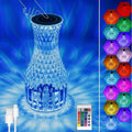 ANKAVERSE® Kristal Sürahi LED Lamba - USB Şarjlı, 16 Işık Modu