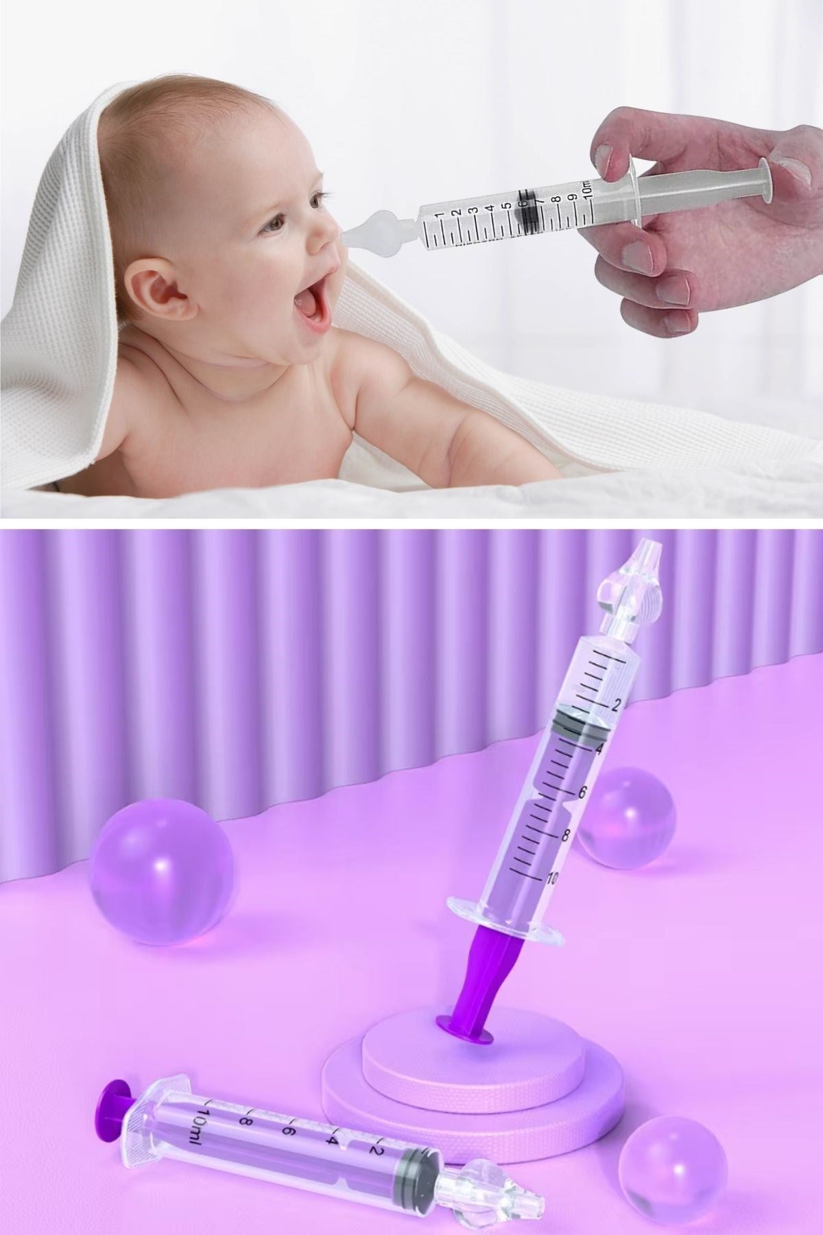 ANKAVERSE® Yeniden Kullanılabilir Burun Temizleyici Şırınga (10ml)