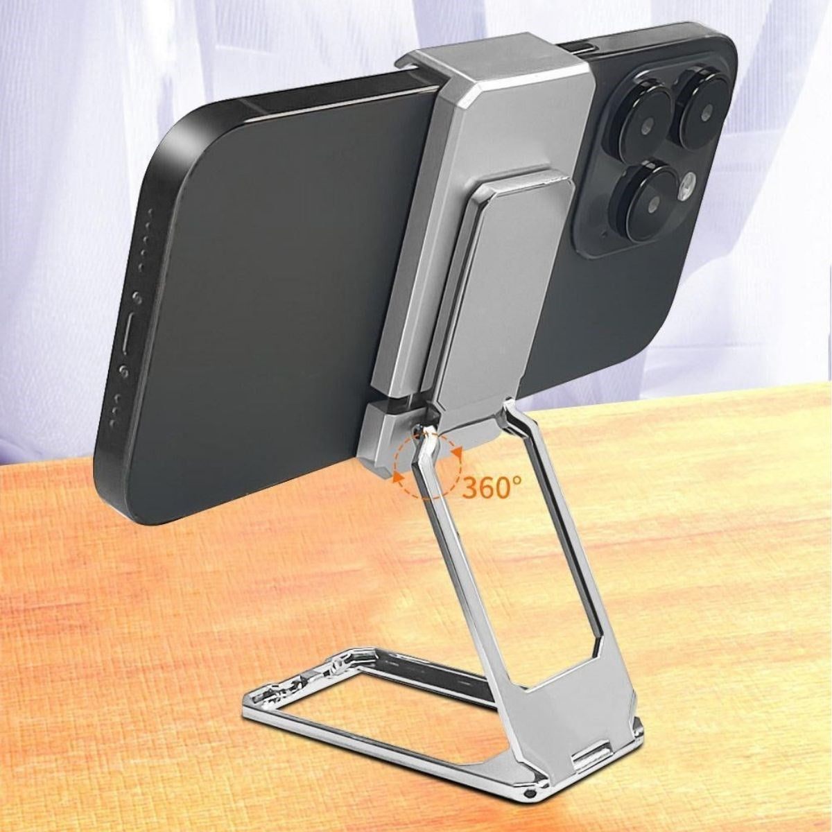 ANKAVERSE® 360° Döner Evrensel Metal Telefon Standı
