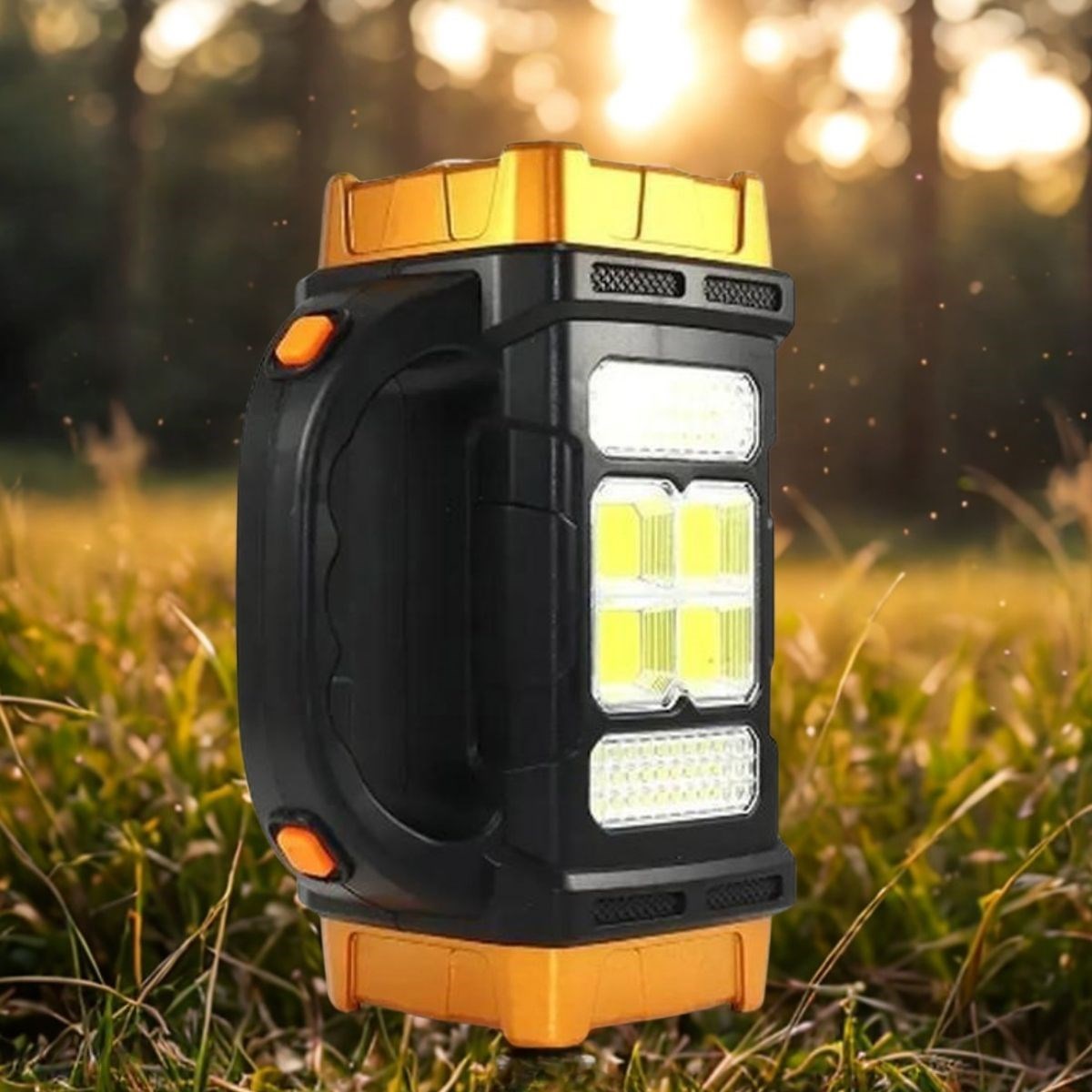 ANKAVERSE® Çok Fonksiyonlu Elde Güneş Enerjili Lamba - 38W