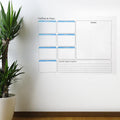 ANKAVERSE® Haftalık Planlayıcı Manyetik Duvar Stickerı Takvim 56 cm x 70 cm