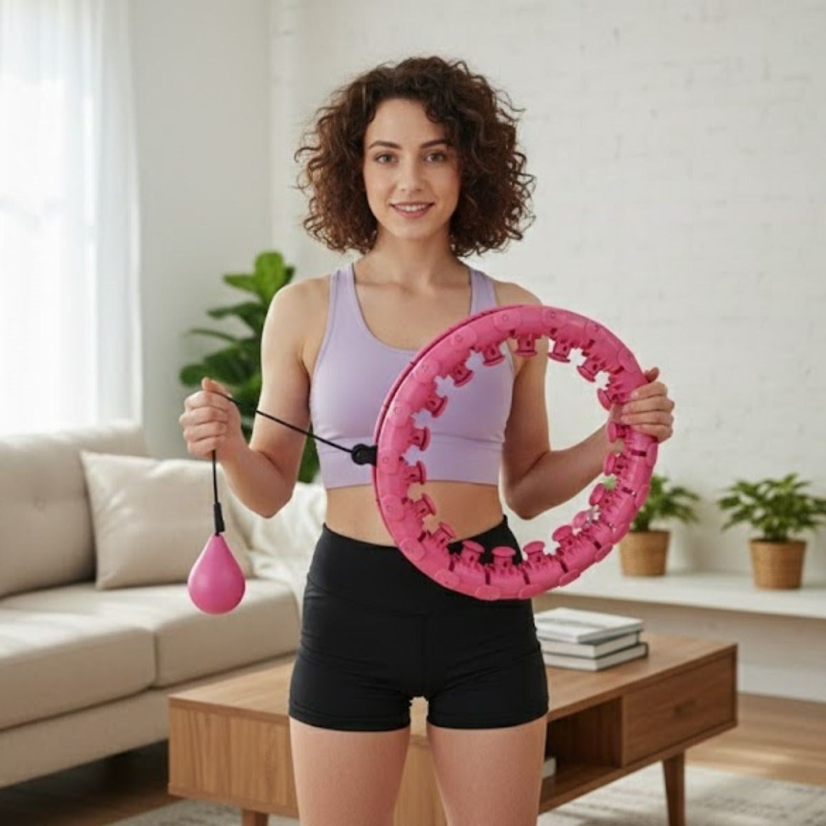 ANKAVERSE® Ayarlanabilir Zayıflatıcı Hulahop Bel ve Karın Bölgesi İçin İnceltici Fitness Aleti Spor Çemberi