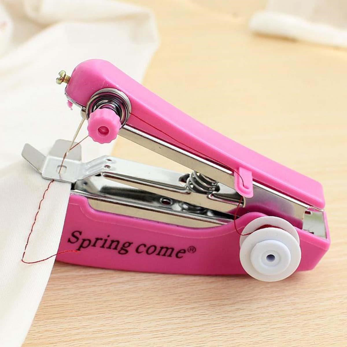 ANKAVERSE® Spring Come Mini Kolay Seyehat ve Ev Tipi El Dikiş Dikme Makinası