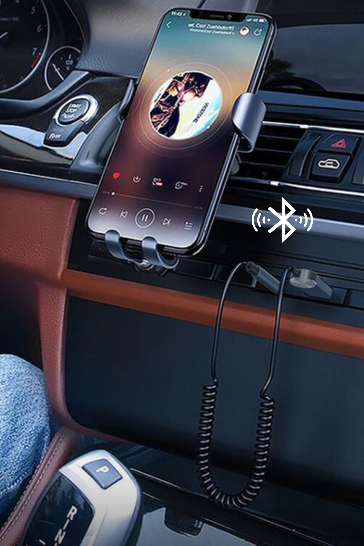 ANKAVERSE® Kablosuz Bluetooth Araç Aux Alıcısı