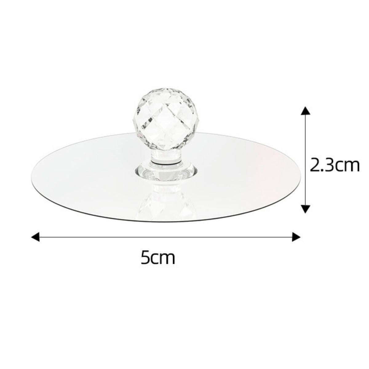 ANKAVERSE® Kristal Yapışkanlı Tutma Kulpları - 2 Adet