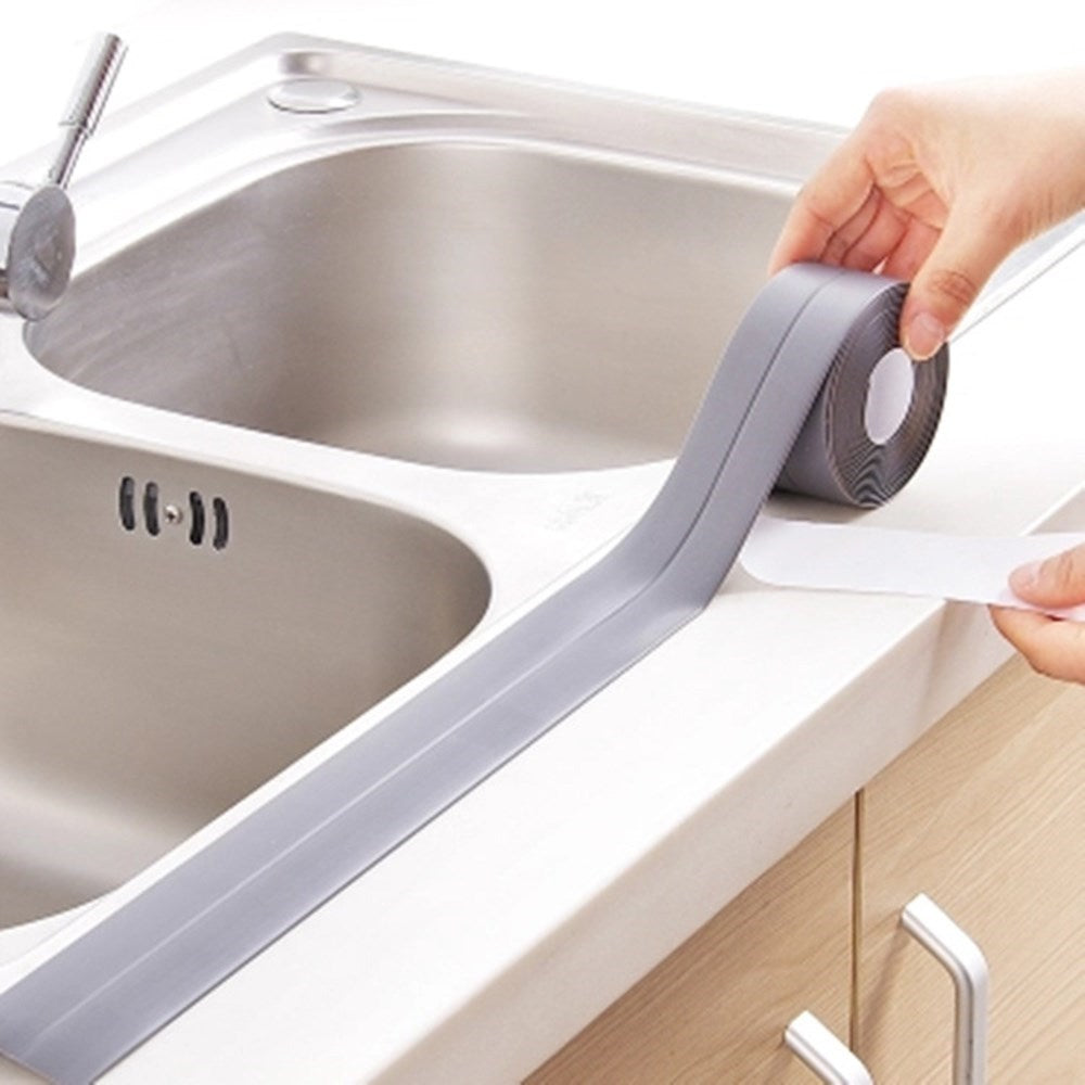 ANKAVERSE® Gri Su Sızdırmaz  Banyo Mutfak Lavabo Küvet İzolasyon Şerit Bant