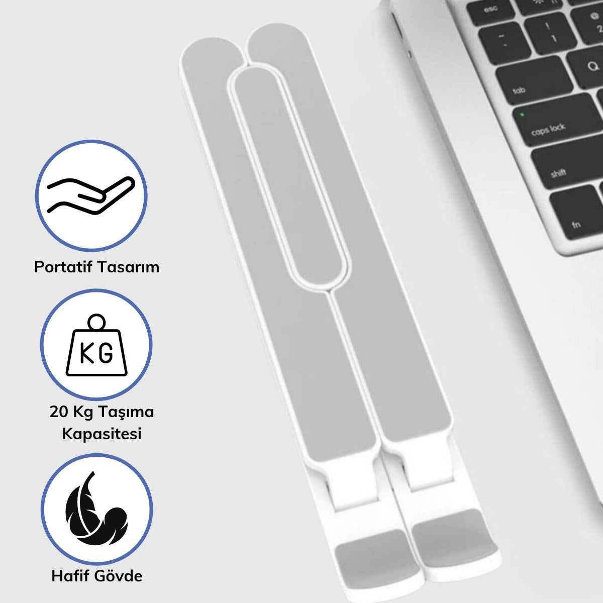 ANKAVERSE® Ergonomik Ayarlanabilir Laptop Yükseltici