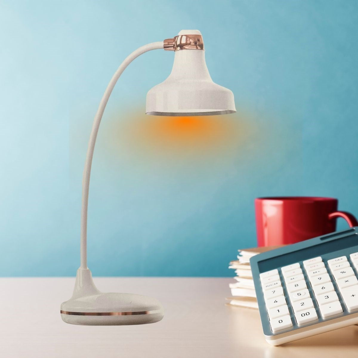 ANKAVERSE® Dokunmatik 3 Farklı LED Işıklı Çalışma Masası Üstü Lamba