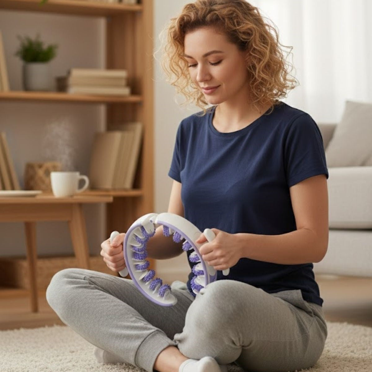 ANKAVERSE® 14 Tekerlekli 360° Selülit Karşıtı Masaj Aleti – Çıkarılabilir 3 Tekerleği Çıkarılabilen, Bacak, Kol ve Karın İçin Sıkılaştırıcı Masaj Rulo