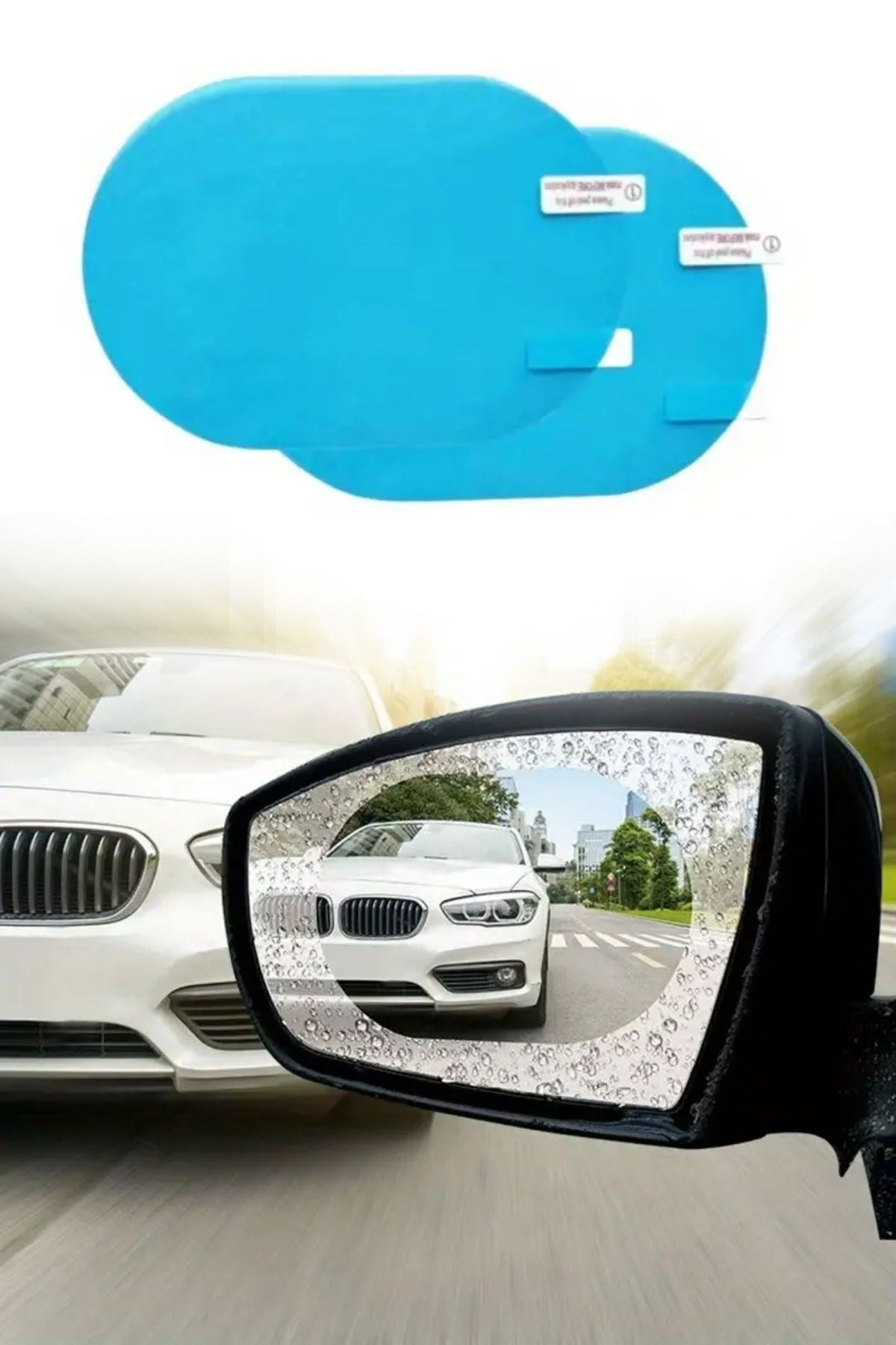 ANKAVERSE® Yağmur Kaydırıcı ve Buğu Önleyici Ayna Filmi