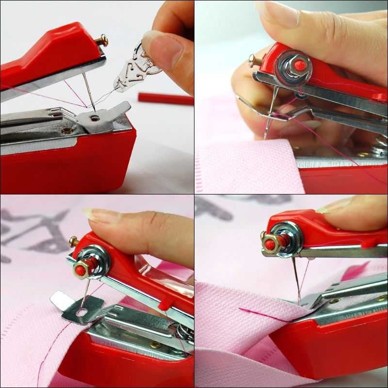 ANKAVERSE® Spring Come Mini Kolay Seyehat ve Ev Tipi El Dikiş Dikme Makinası