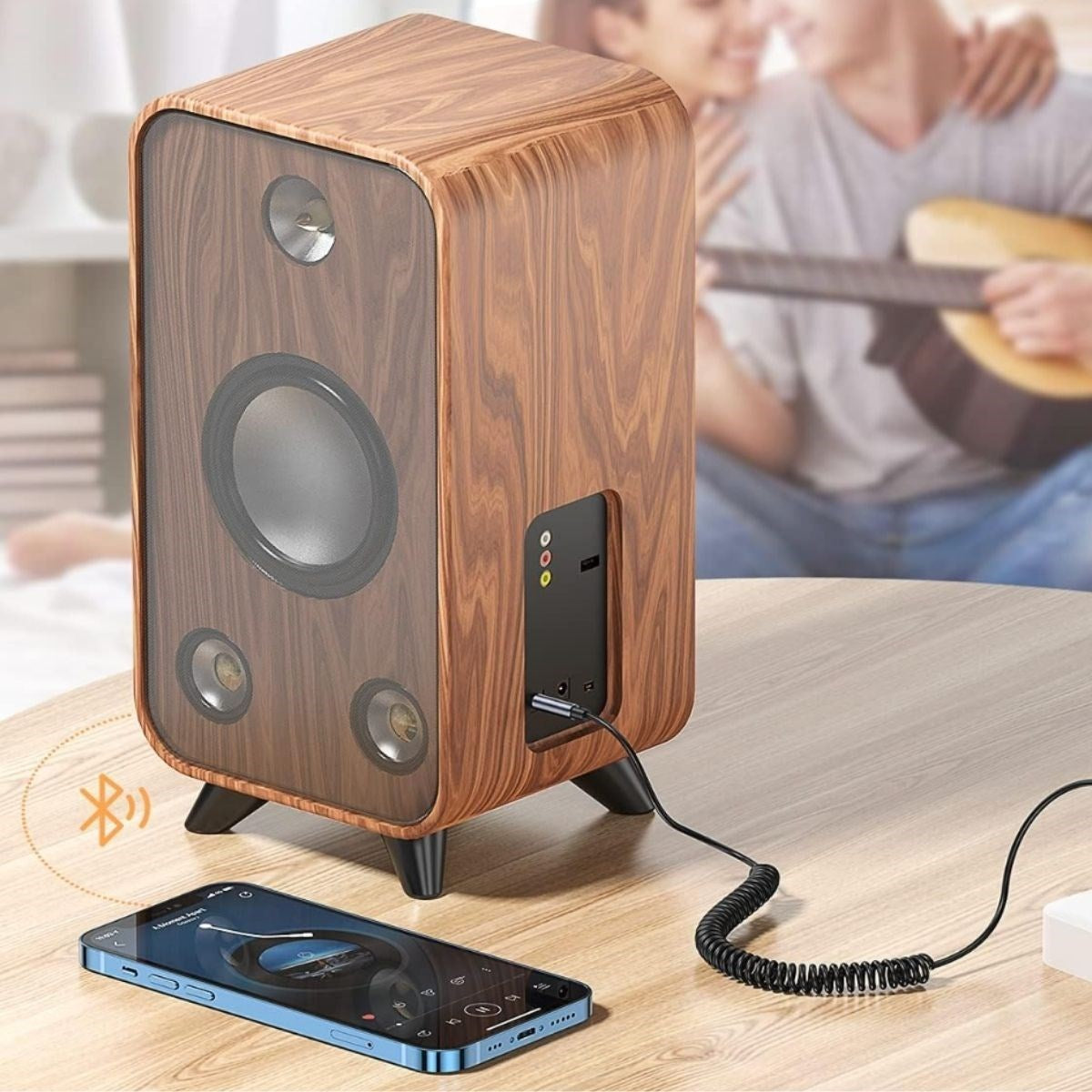 ANKAVERSE® Kablosuz Bluetooth Araç Aux Alıcısı