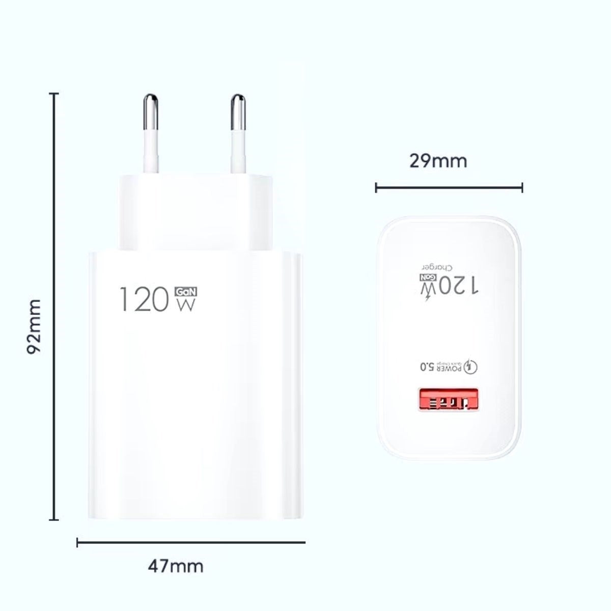 ANKAVERSE® 120W Ultra Hızlı Type-C Şarj Aleti