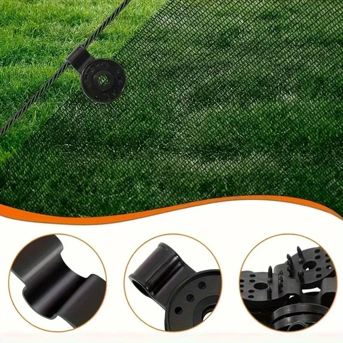 ANKAVERSE® Dayanıklı Güneşlik Klipsleri - 10 Adet
