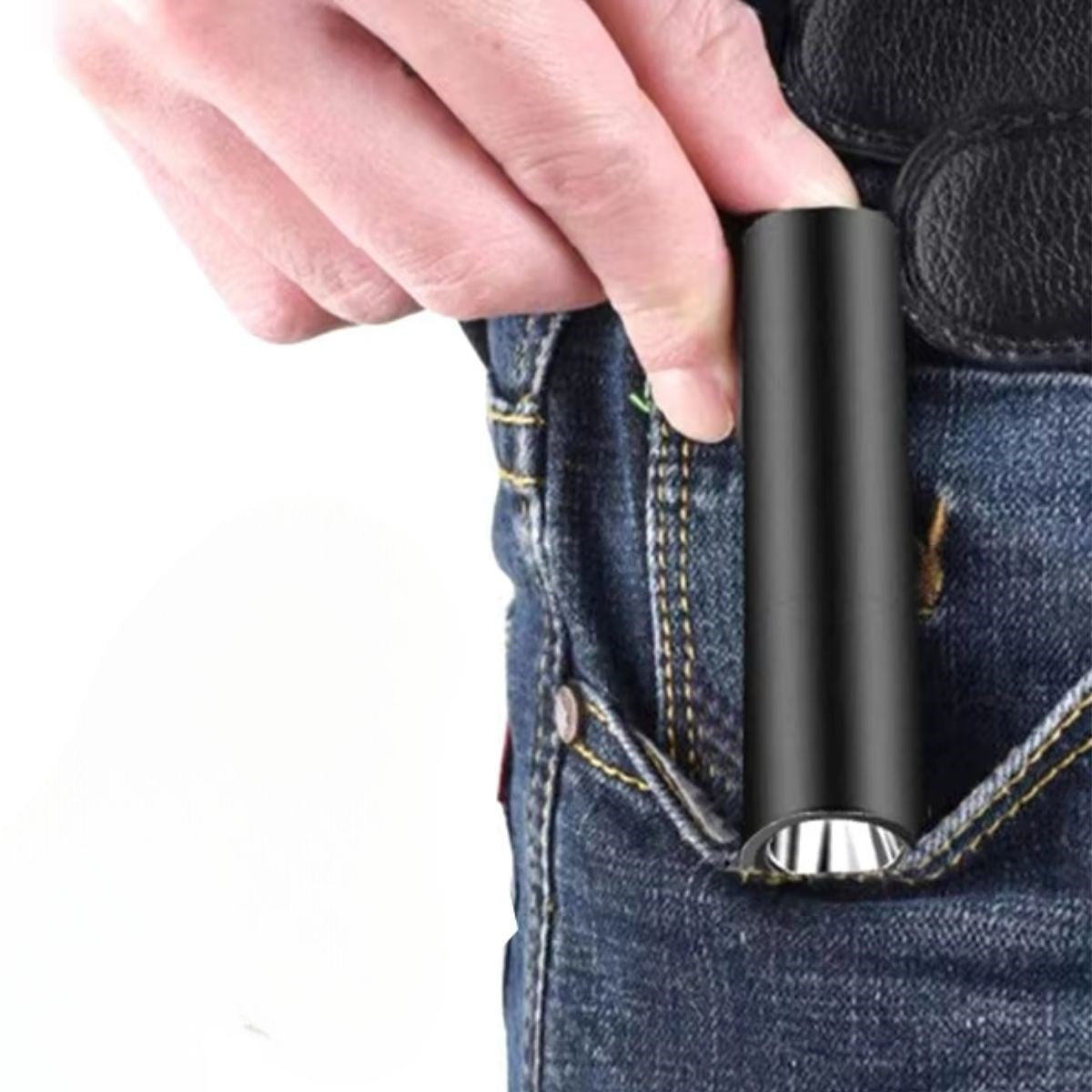 ANKAVERSE® Mini Cep Boy USB İle Şarj Olan Oje Kurutucu Sahte Para Kontol LED UV Mor Işık El Feneri