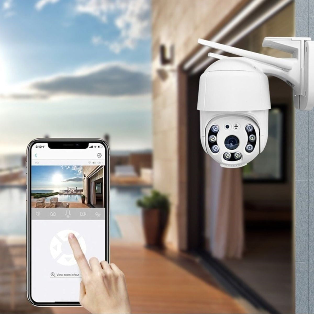 ANKAVERSE® 20MP HD Su Geçirmez WiFi Güvenlik Kamerası