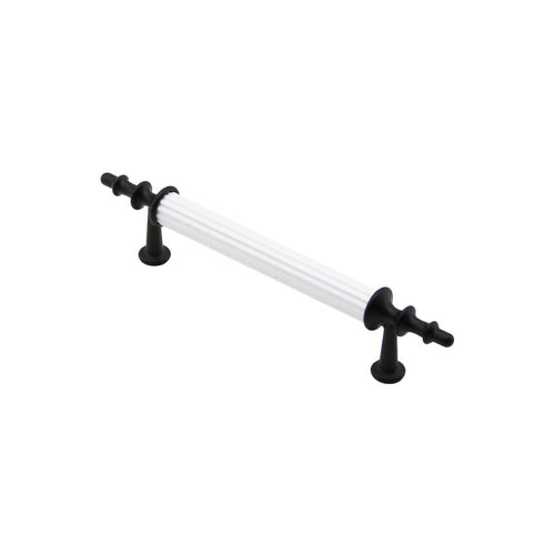 10 ADET BEYAZ - SİYAH BORU KULP 9.6CM (5286)