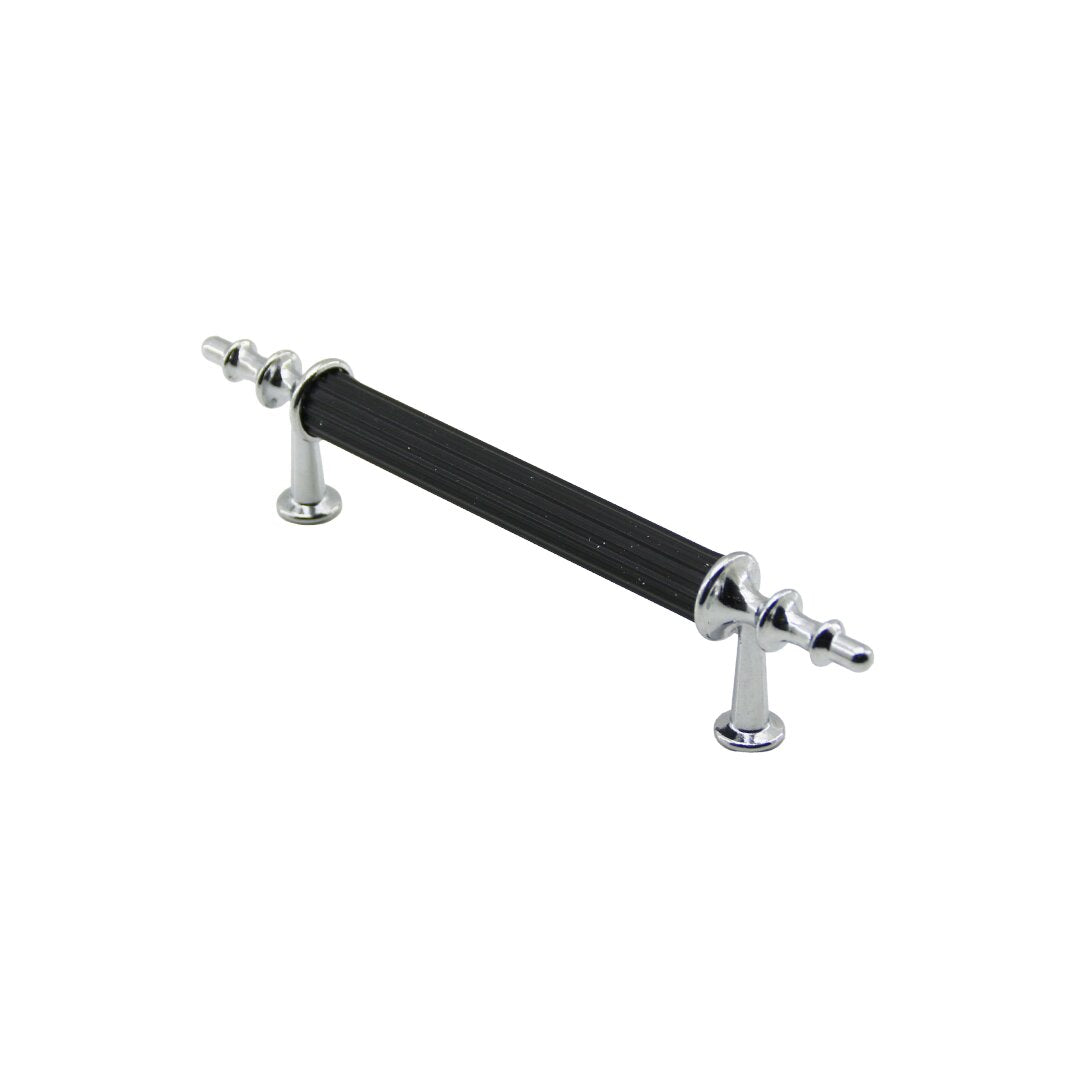 10 ADET KROM - SİYAH BORU KULP 9.6CM (5286)