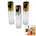 100 ML SPREY CAM YAĞDANLIK KROM - RENKLİ SPREY KAFA - İNCE UZUN ŞİŞE (5286)