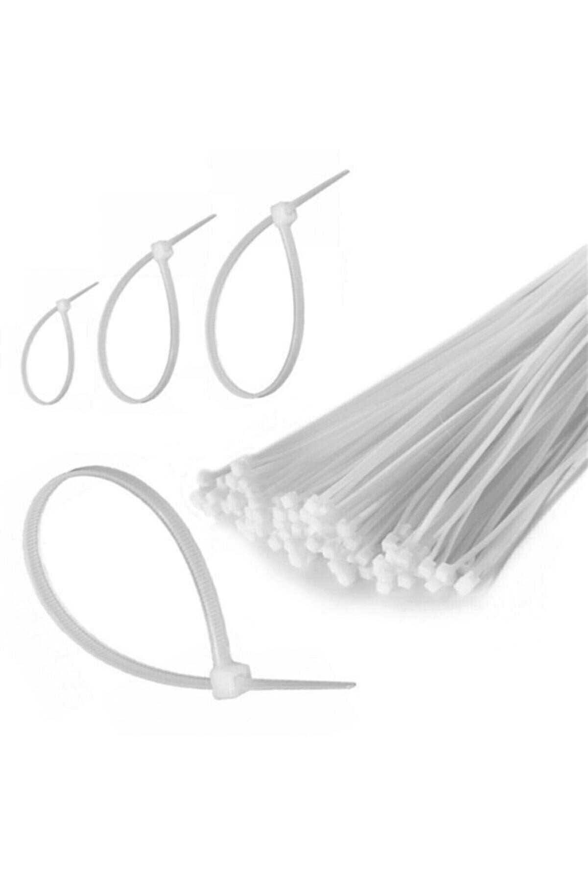 100 Adet Plastik Cırt Kelepçe Kablo Bağı Kablo Düzenleyici- 3.6 X 150 MM (5286)