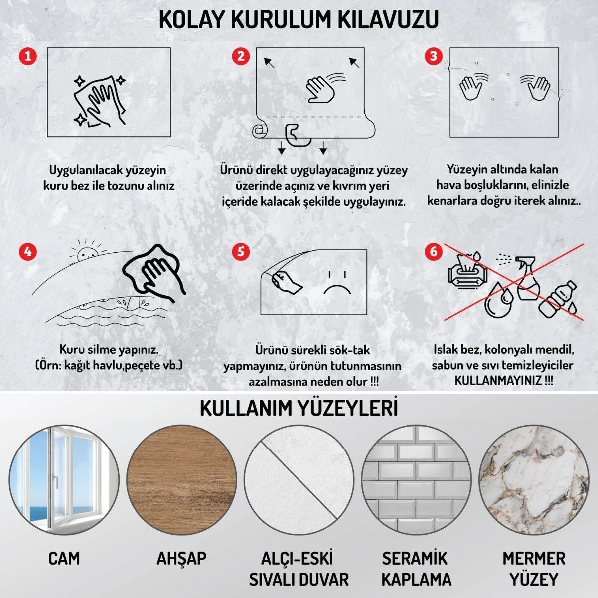 100x100cm Statik Kağıt Renkli Çarpım Tablosu (5286)