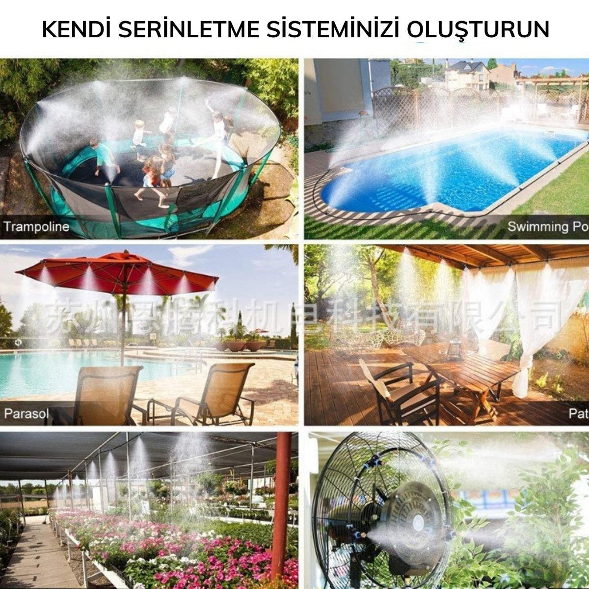 10 Metre Kendin Yap Balkon Veranda Çardak Kamelya Sulama Serinletme ve Nemlendirme Sistemi (5286)