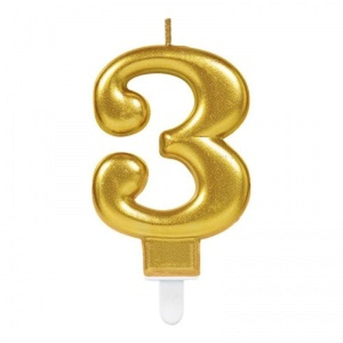 3 Rakam Mum Gold Renk (5286)