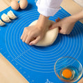 30*40 cm Hamur Matı Silikon Ölçekli Kullanımı Kolay Hamur Açma Matı (5286)