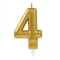 4 Rakam Mum Gold Renk (5286)
