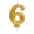 6 Rakam Mum Gold Renk (5286)