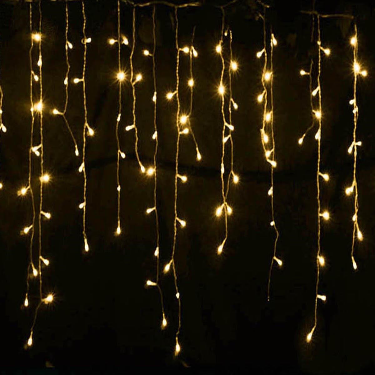 8 Fonksiyonlu 16 Saçaklı Perde Led 3 x 1 (Günışığı) (5286)
