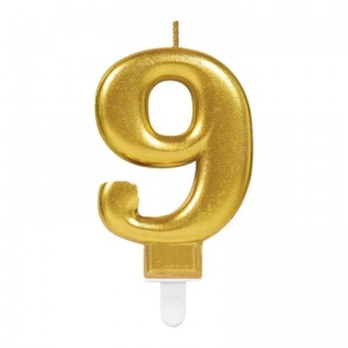 9 Rakam Mum Gold Renk (5286)