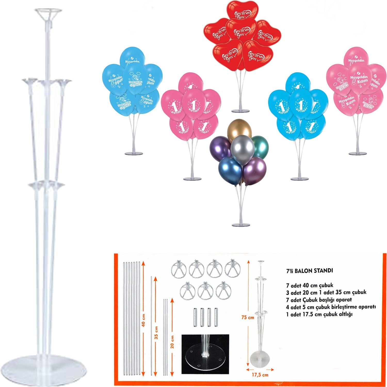 Balon Standı 75 cm (5286)