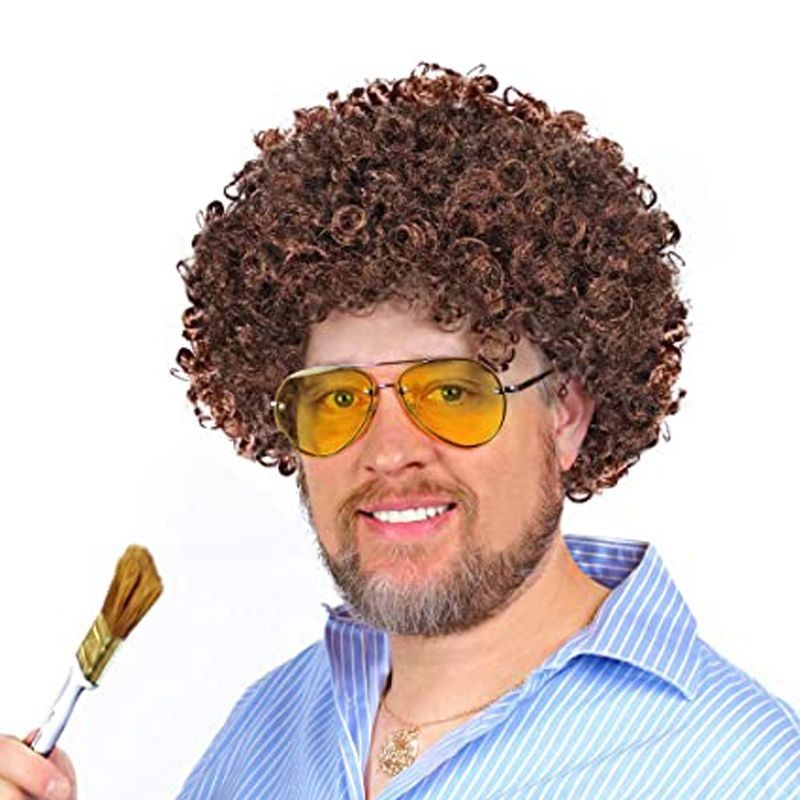Bob Ross Bonus Peruk Kahverengi Renk 120 gr (5286)