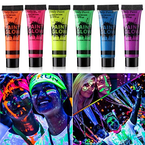 Glow Boya Fosforlu Krem Boya 12 Adet (5286)