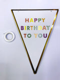 Happy Birthday To You Flama Bayrak Süs (5286)