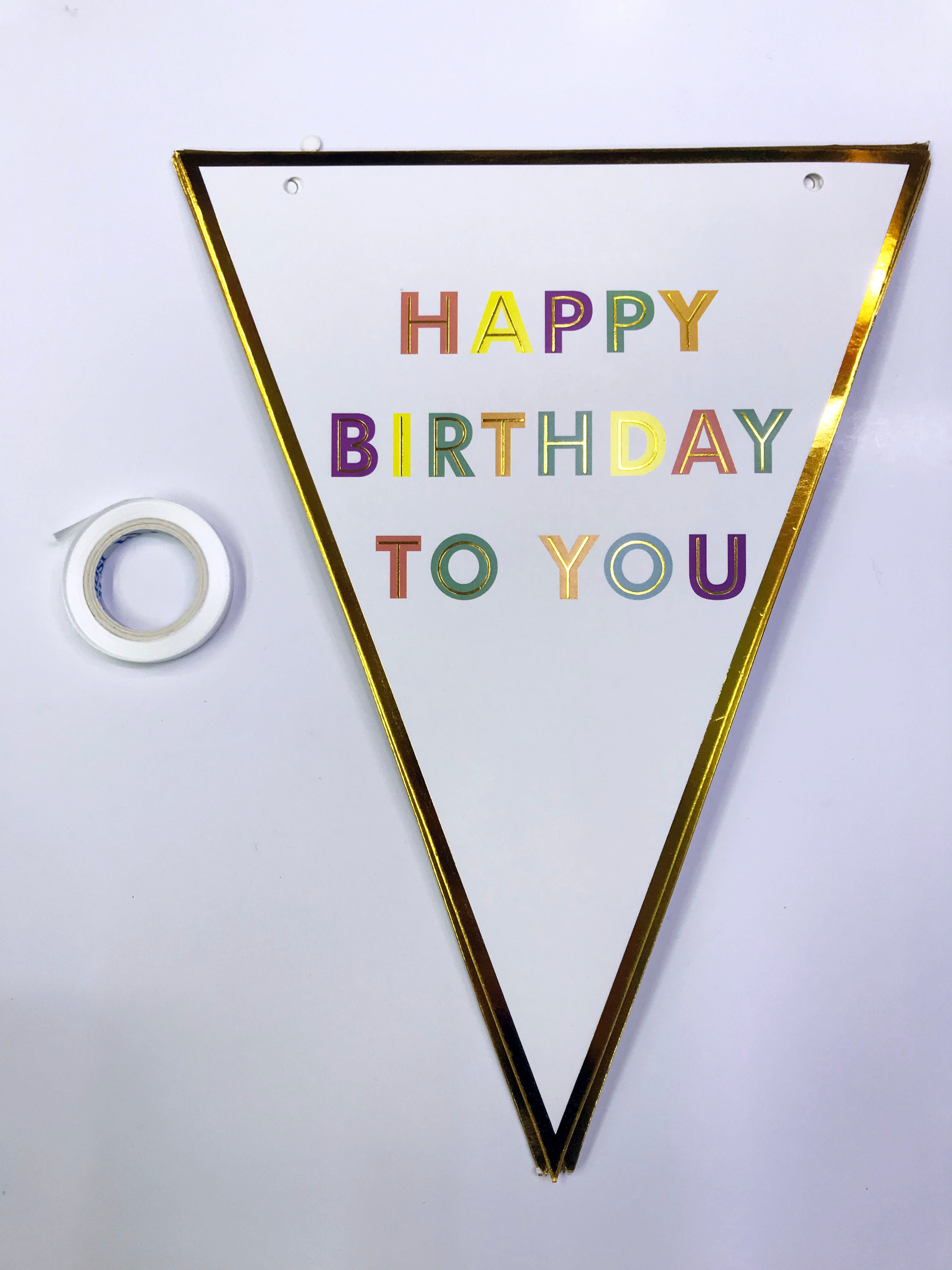 Happy Birthday To You Flama Bayrak Süs (5286)