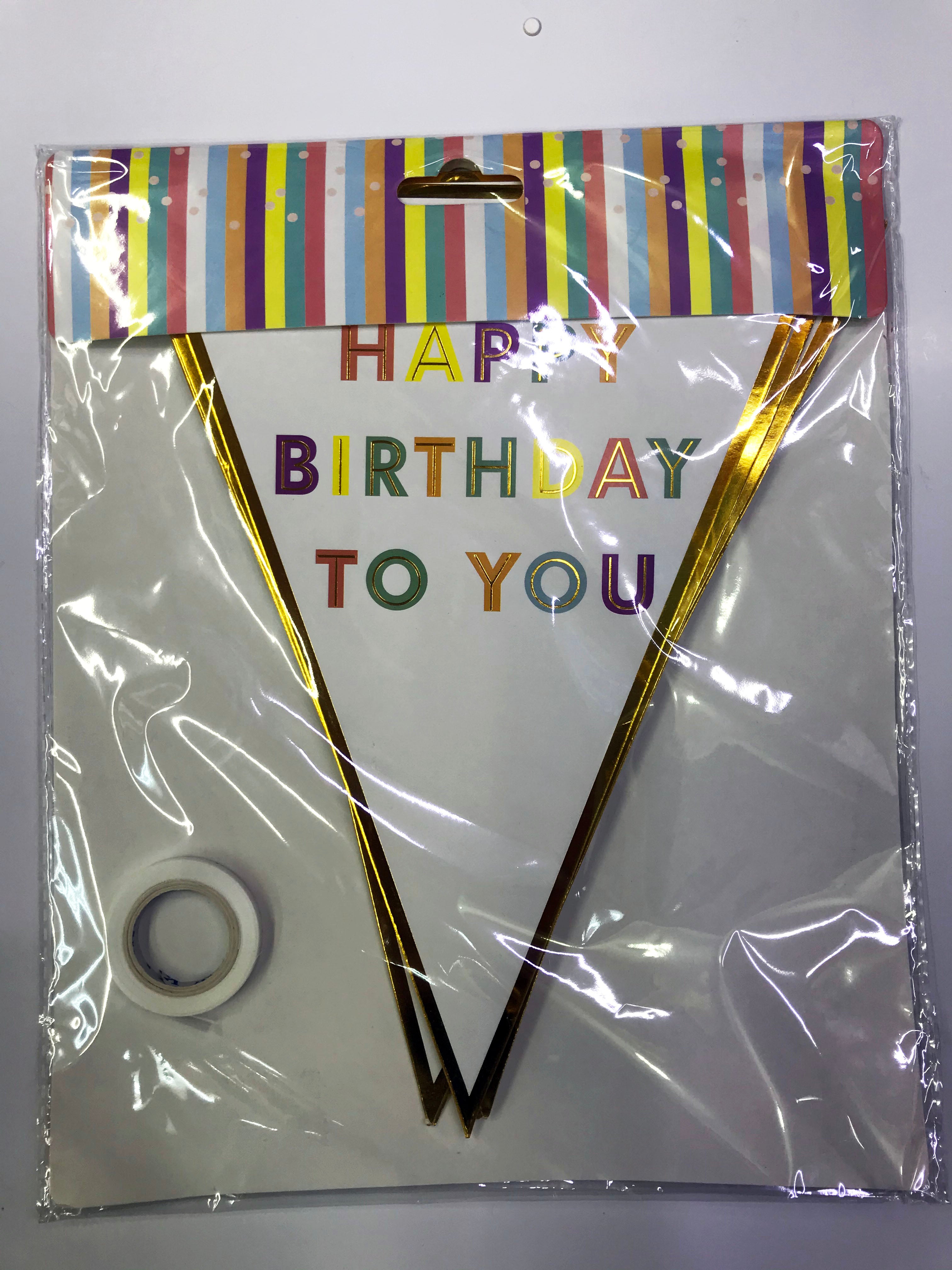 Happy Birthday To You Flama Bayrak Süs (5286)