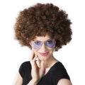 Kahve Renk Kıvırcık Afro Bonus Peruk (5286)