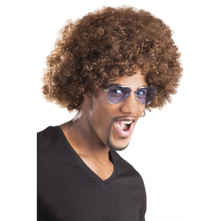 Kahve Renk Kıvırcık Afro Bonus Peruk (5286)