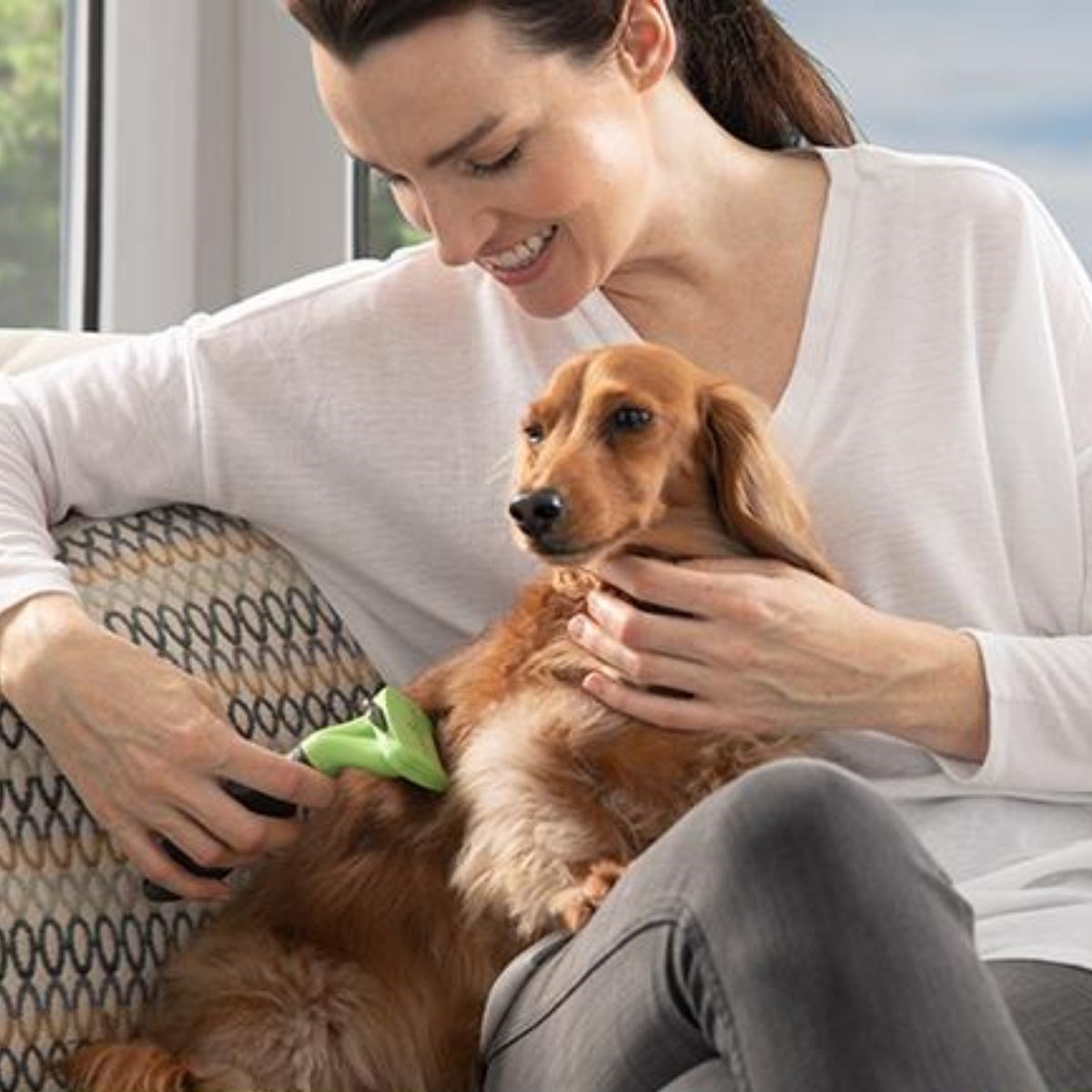 Kedi ve Köpekler İçin Uzun Tüylü Köpek Tarağı Tüy Toplayıcı tarak Small (5286)