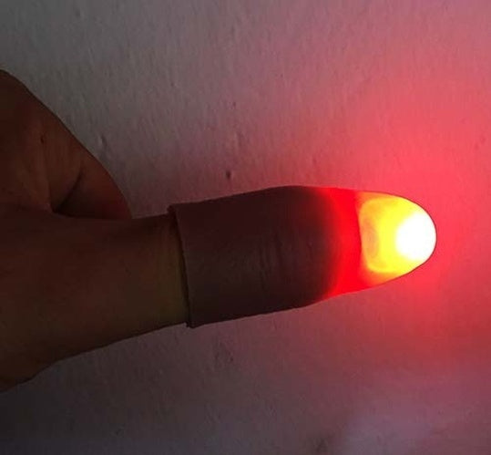 Led Işıklı Sihirli Parmak Işıklı Parmak Şaka Parmak (5286)