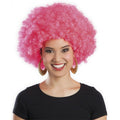 Pembe Renk Kıvırcık Afro Bonus Peruk (5286)