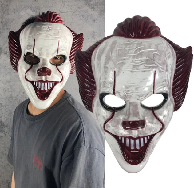 Plastik Joker Maskesi Killer Palyaço Maskesi (5286)