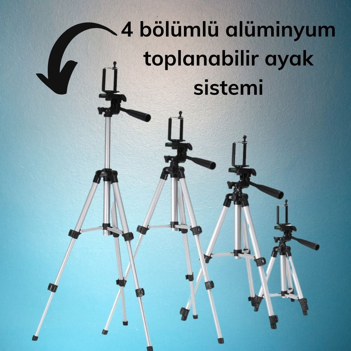 Profesyonel Fotoğraf Makinası Tripodu (5286)