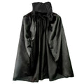 Siyah Renk Yakalı Halloween Pelerini 90 cm (5286)