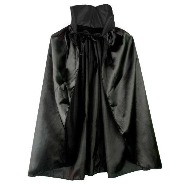 Siyah Renk Yakalı Halloween Pelerini 90 cm (5286)
